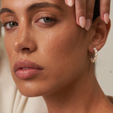 Continual Pearl Hoop Earrings