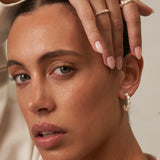 Continual Pearl Hoop Earrings