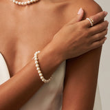 Round Pearl Strand Bracelet