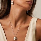 Large Fireball Keshi Pearl Necklace