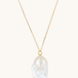 Large Fireball Baroque Pearl Necklace