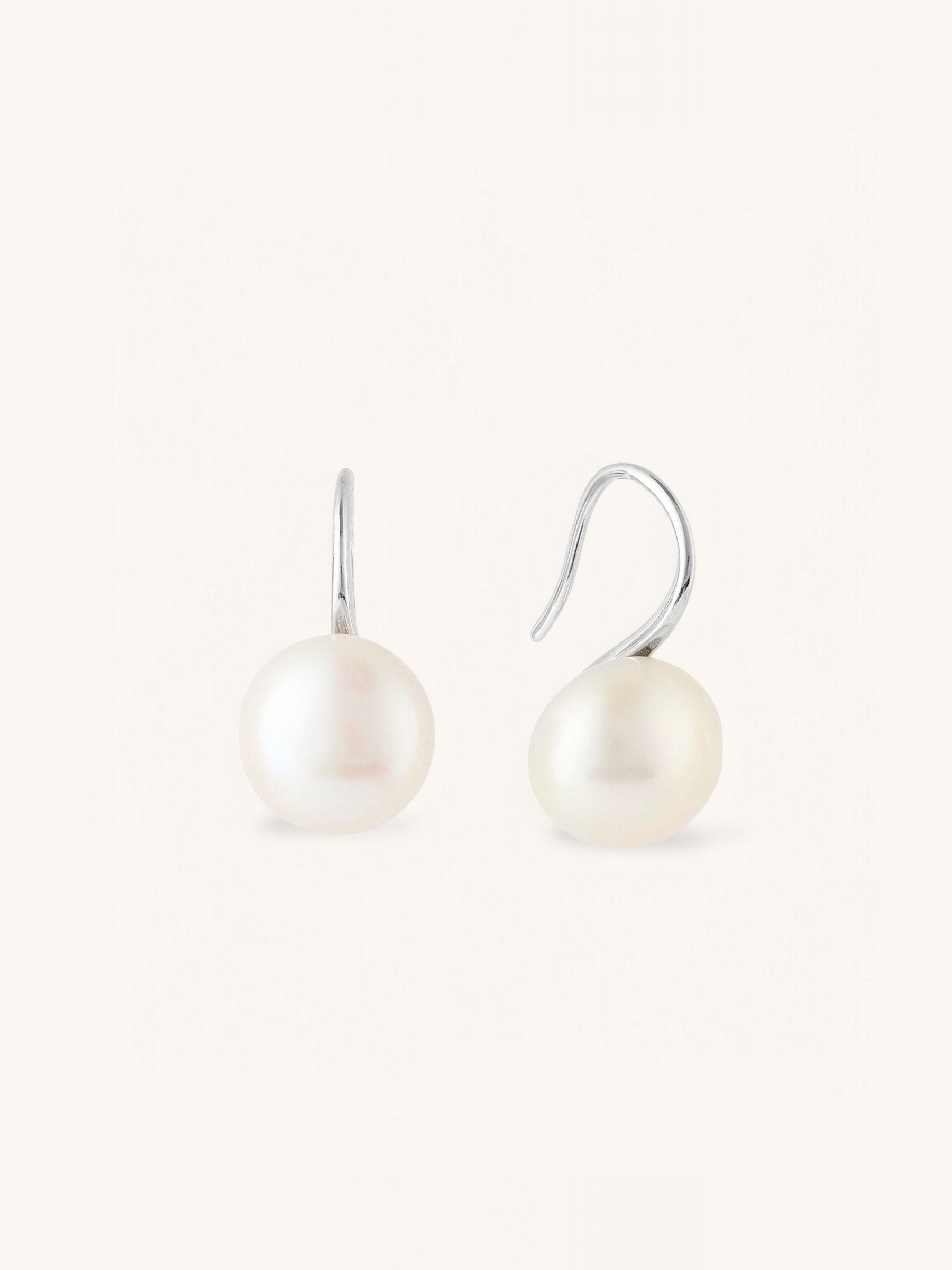 Pearl Drop Arch Earrings