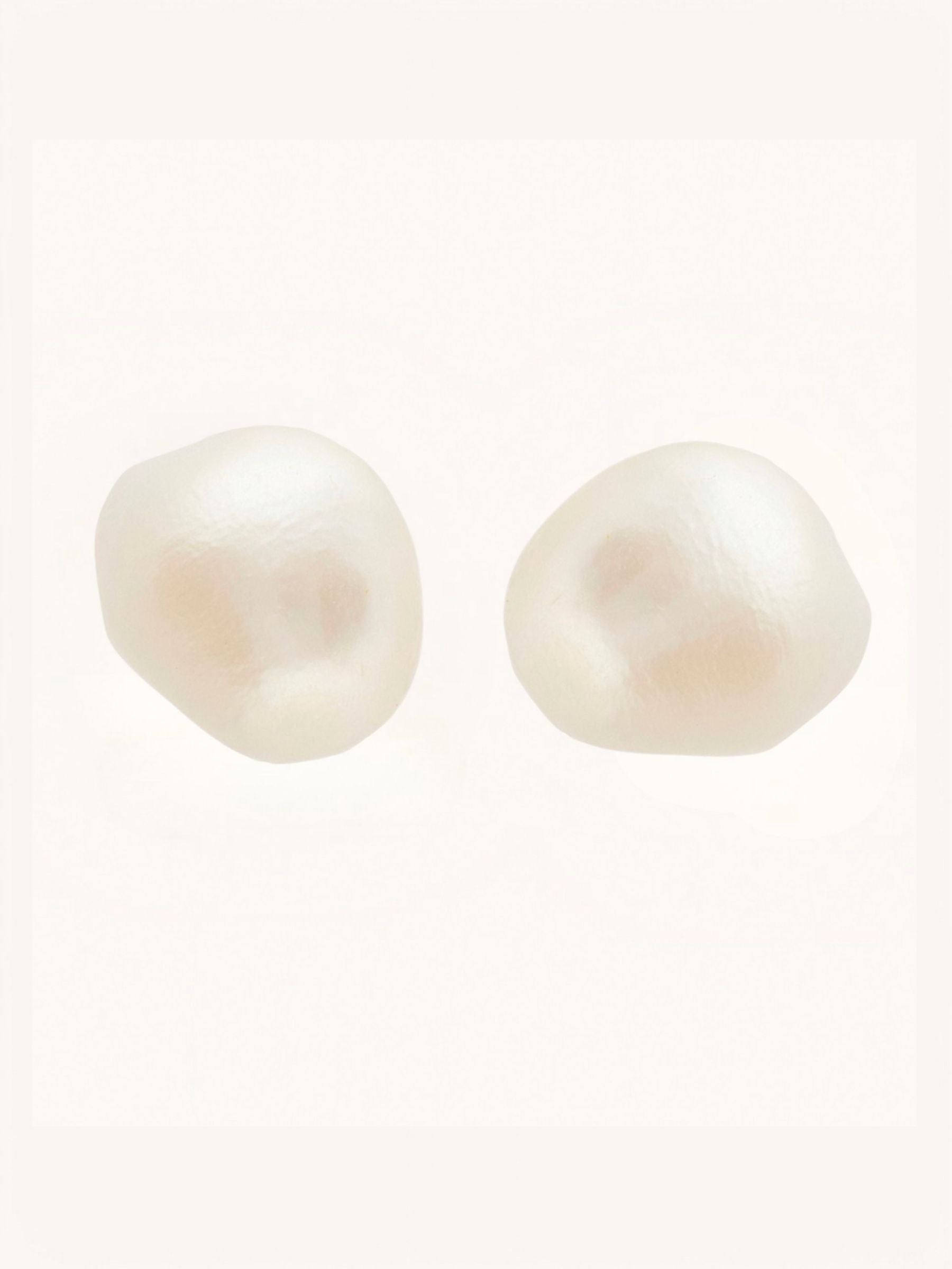 Keshi Pearl Stud Earrings