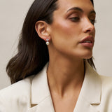 Crystal Pearl Drop Earrings
