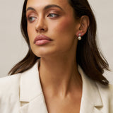 Crystal Pearl Drop Earrings