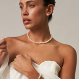 Pearl Strand Bracelet Silver