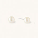Small pearl stud earrings