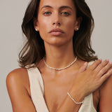 adjustable Baroque Pearl Bracelet