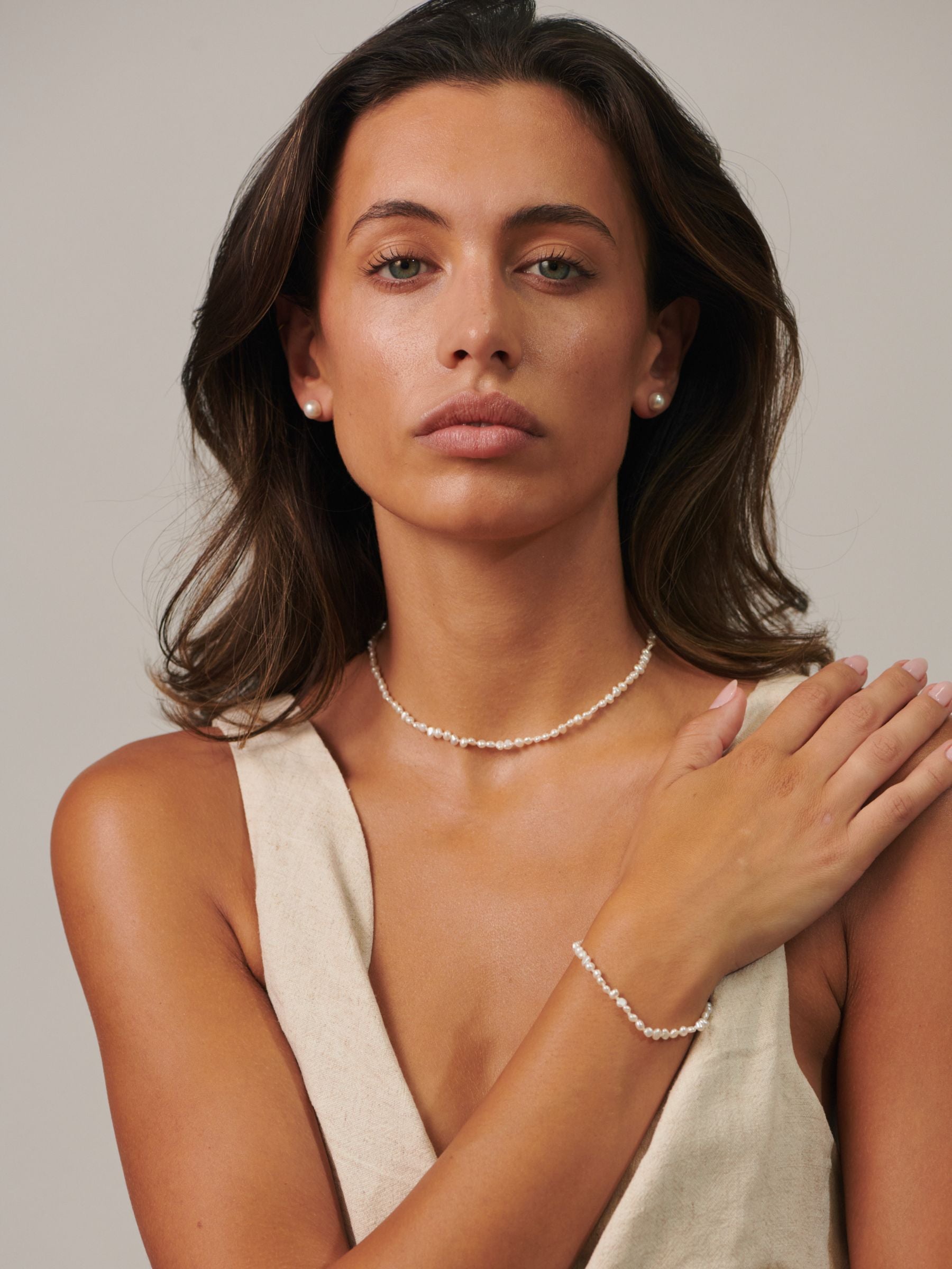 adjustable Baroque Pearl Bracelet