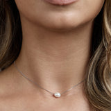 Brooke | Adjustable Single Baroque Pearl Choker Necklace