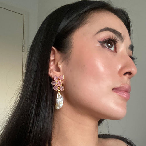 Talullah earrings close up