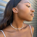 Katrina Beaded Pearl Choker necklace 