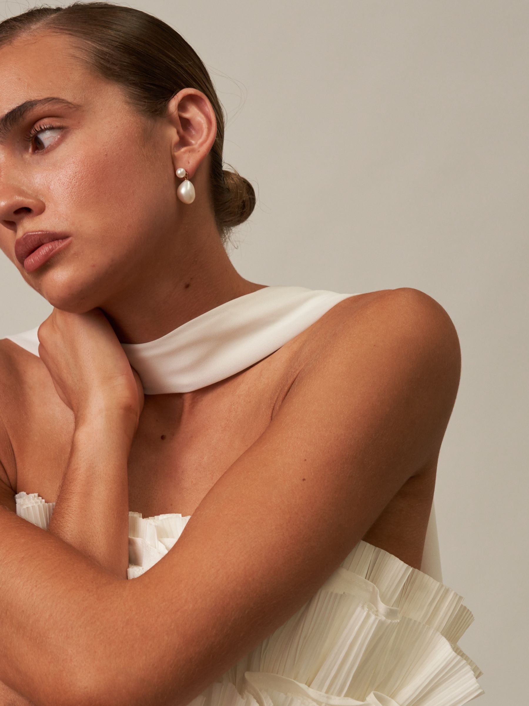 Pearl Drop Dangle Earring
