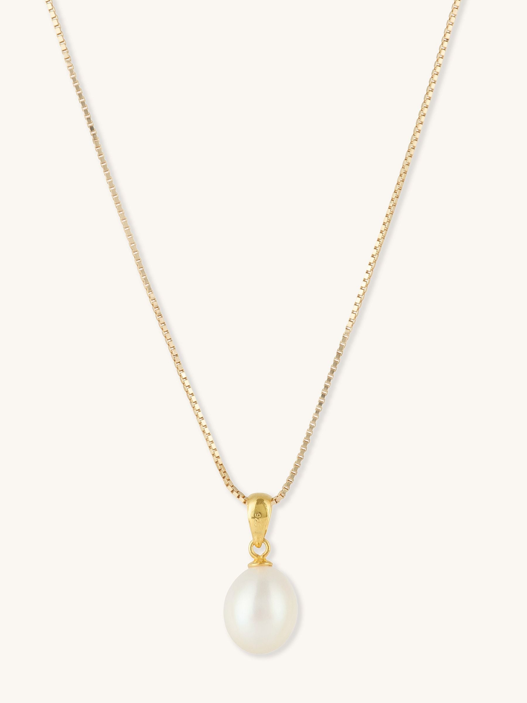 Pendant Adjustable Pearl Gold Necklace