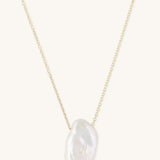 Keshi Pearl Pendant Necklace 
