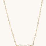 Three Pearl Pendant Necklace 