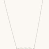 Three Pearl Pendant Necklace
