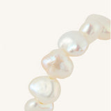 White Baroque Pearl Ring