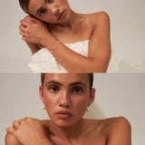 Five Pearl Gold Bracelet