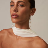 Five Pearl Large Drop Dangle Earrings