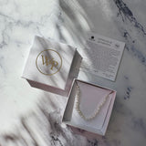 Ruby | Mini Baroque Pearl Bracelet