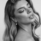 Maddi | Gold Oval Pearl Earrings