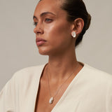 Large Baroque Pearl Stud Earrings