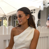 large white pearl stud earrings