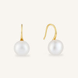 Pearl Drop Arch Earrings