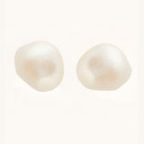 May | Keshi Pearl Studs | Medium or Large