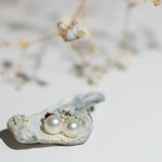 White Pearl Studs