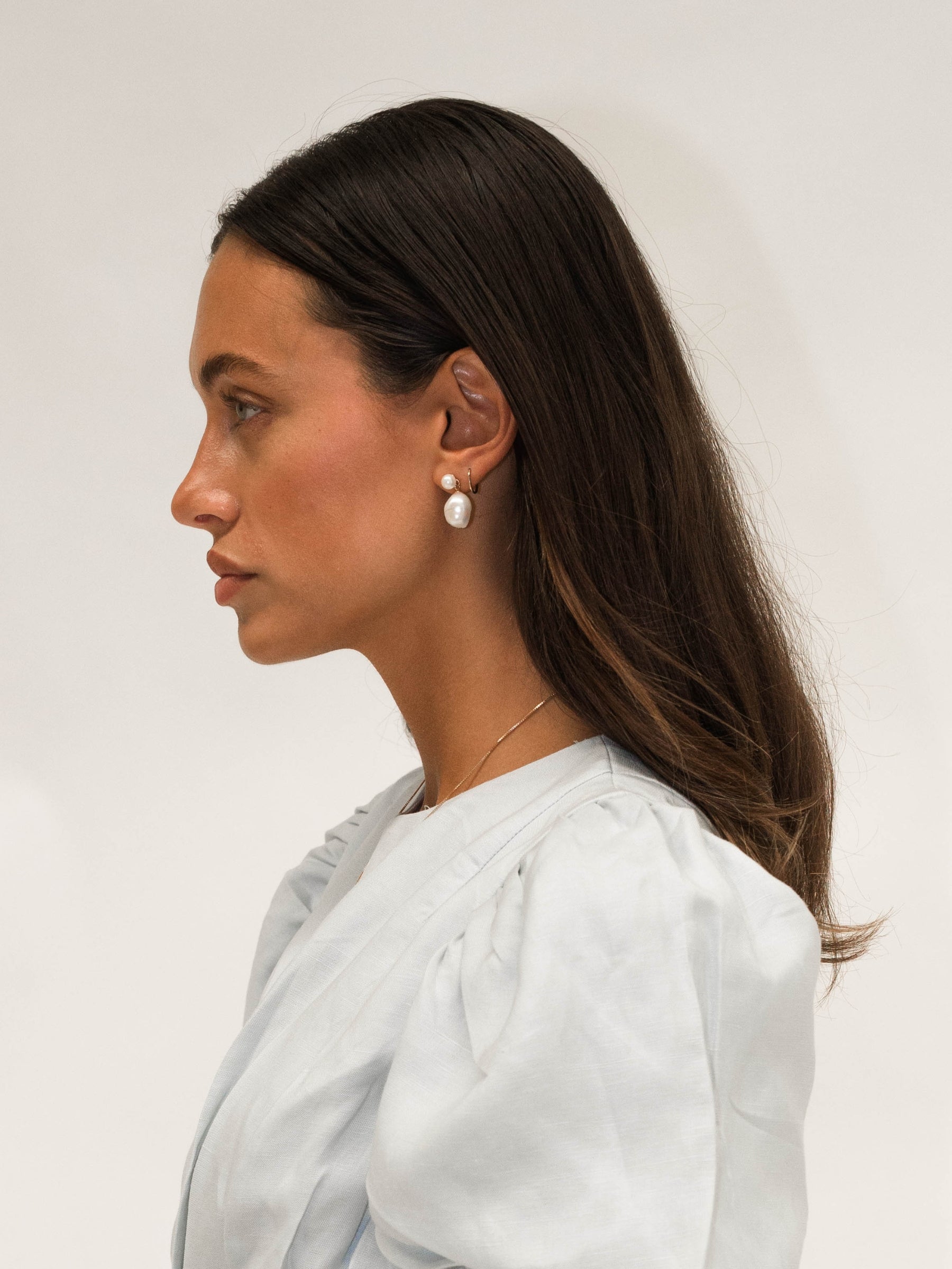 Pearl Drop Dangle Earrings