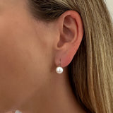 Margot | Small Pearl Drop Arch Earrings