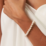 White Pearl Strand Bracelet