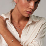 Single Pearl Silver Adjustable Bracelet
