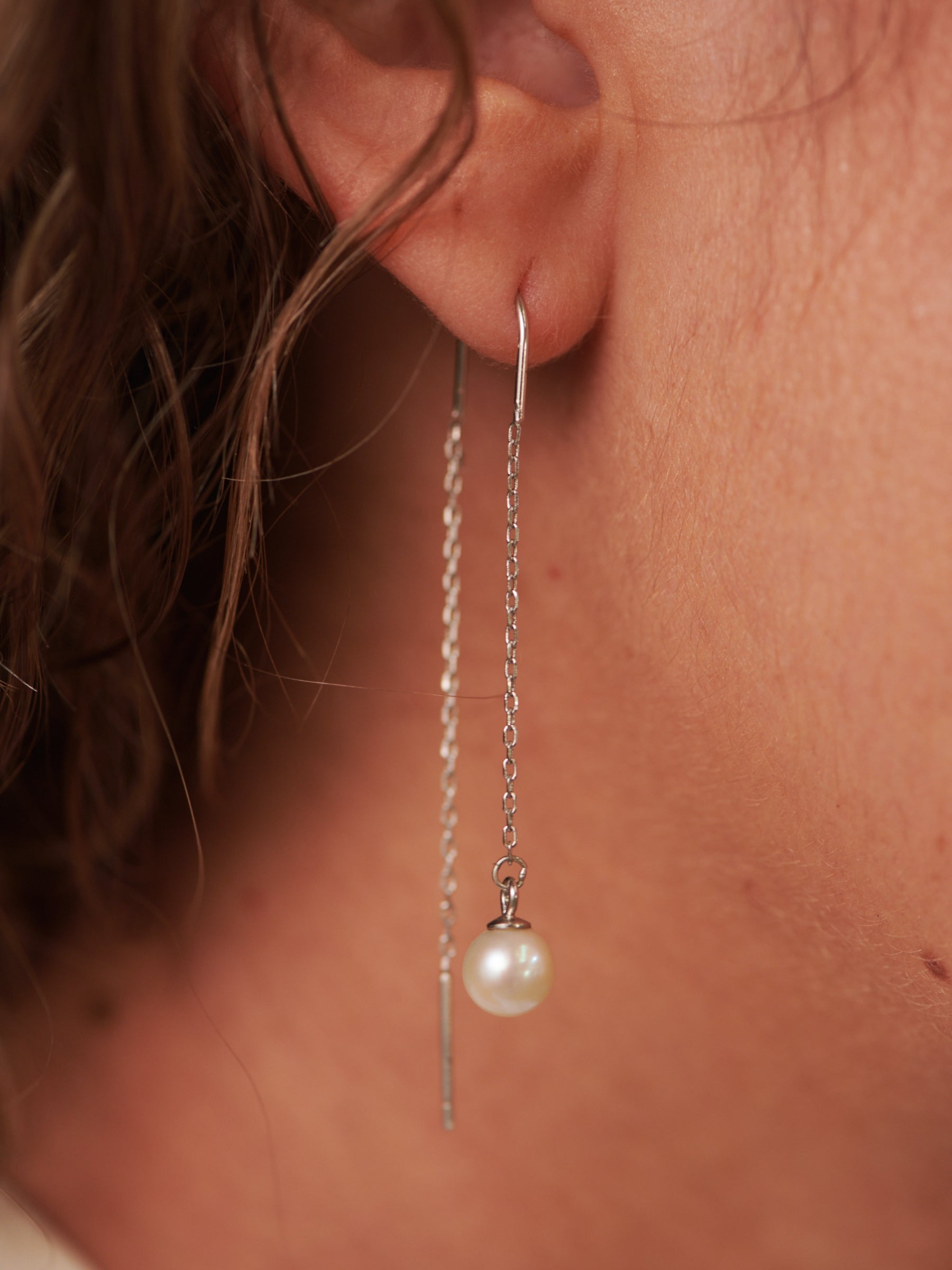 Pearl Drop Dangle Earrings
