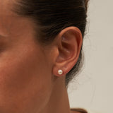 Small pearl stud earrings