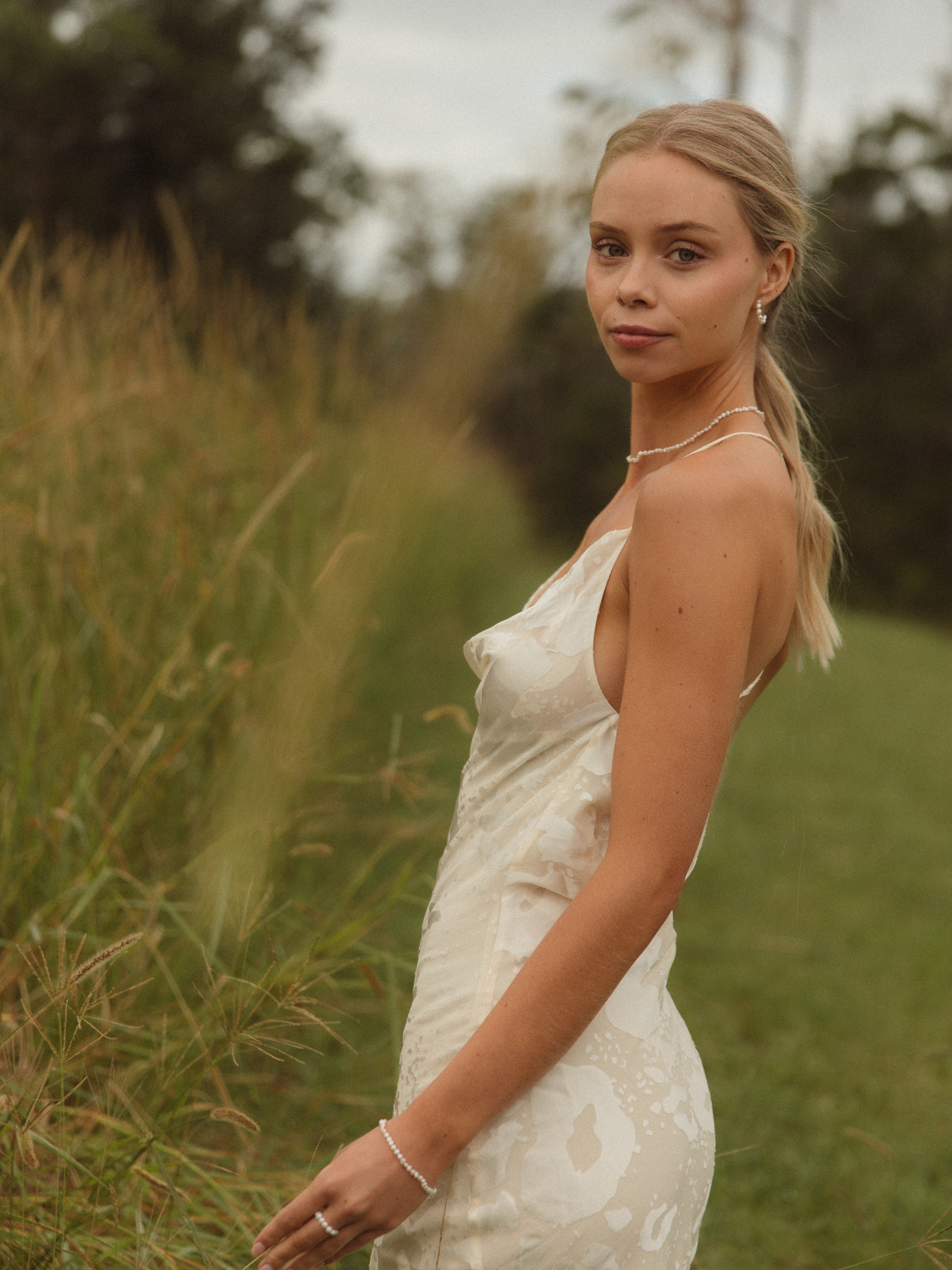 The Brixton pearl bracelet and necklace set