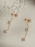 Three Pearl Drop Earrings