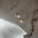 White Pearl Stud Earrings