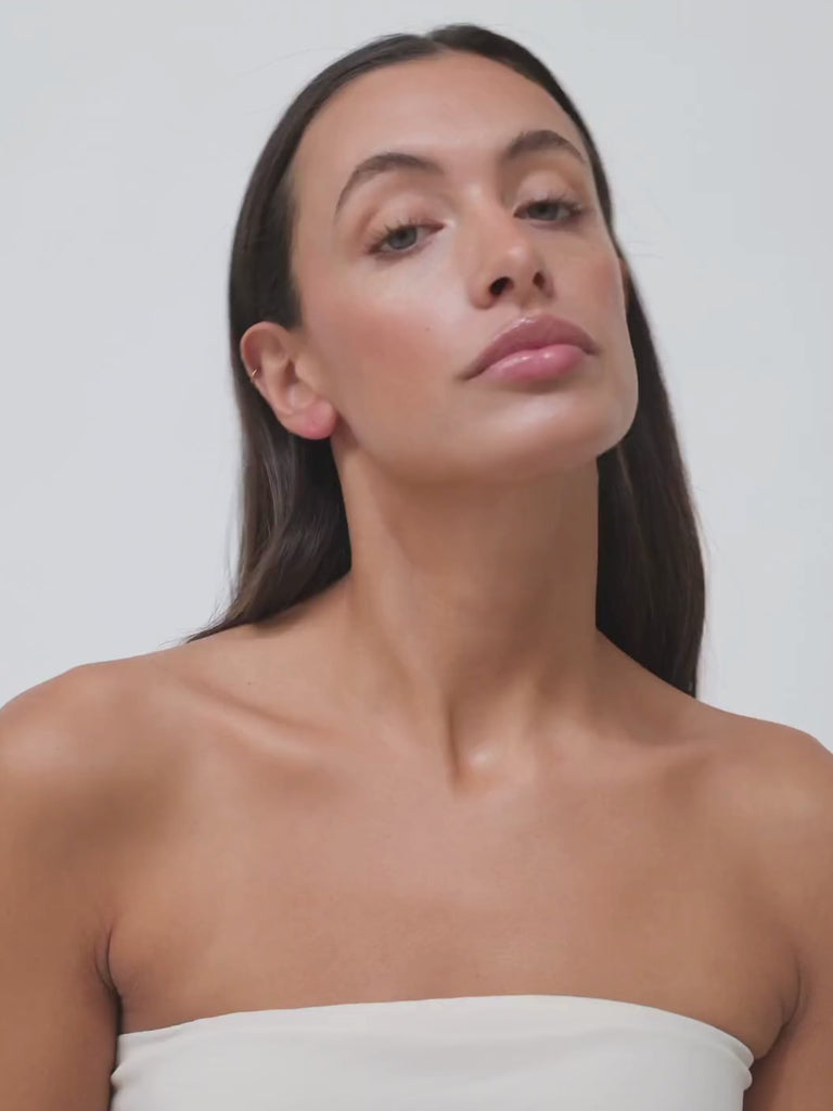 Small Pearl Drop Arch Earrings