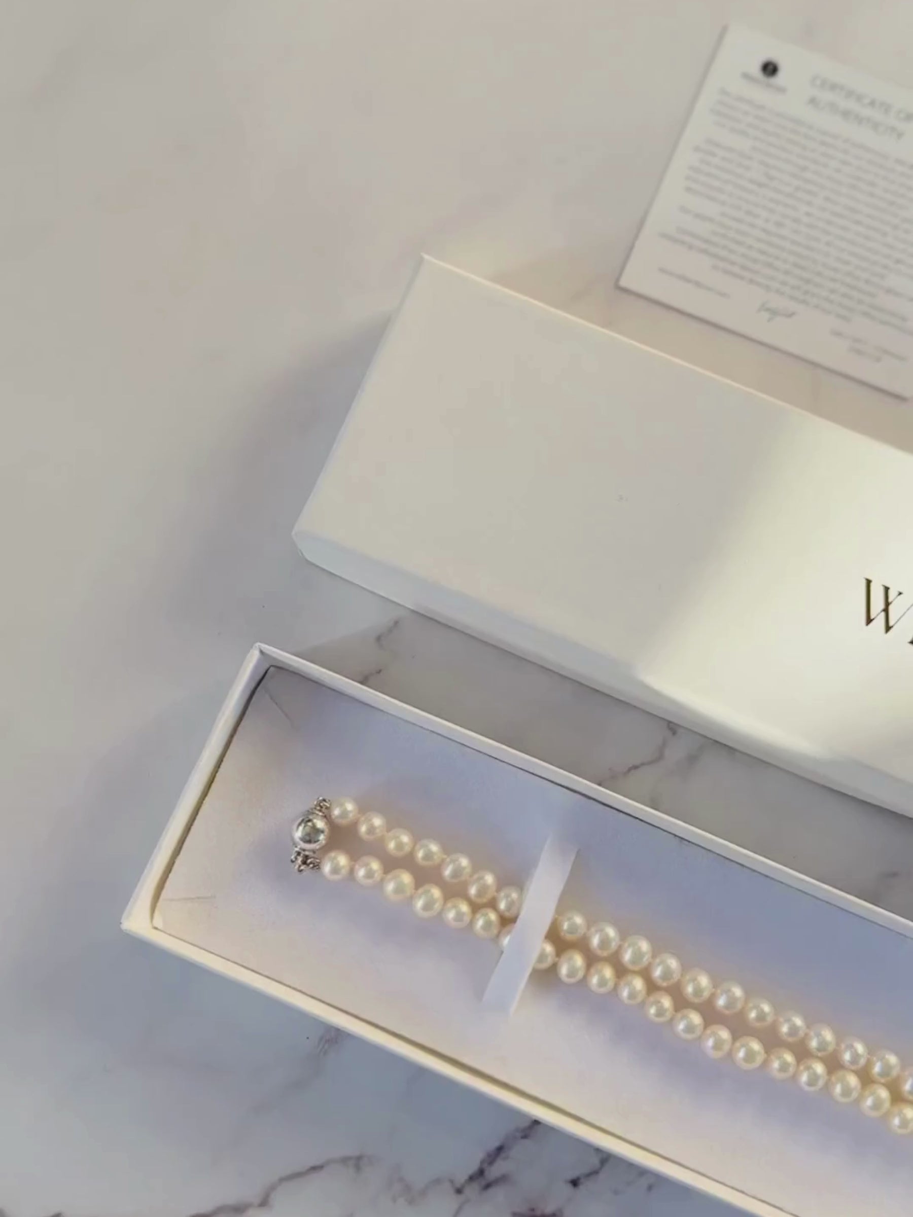 Round Pearl Strand Choker Necklace