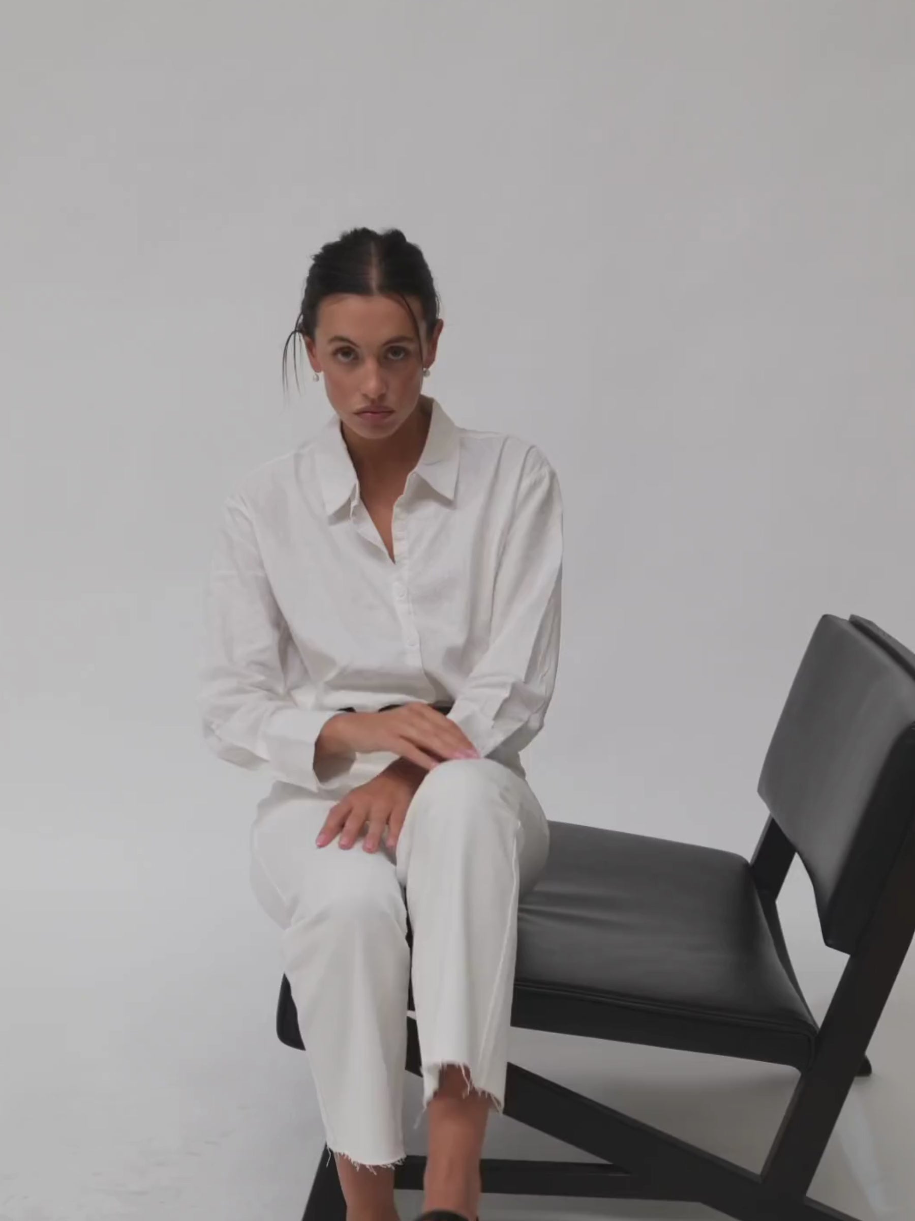 Small Pearl Drop Arch Earrings