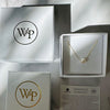 single pearl choker necklace on gold chain