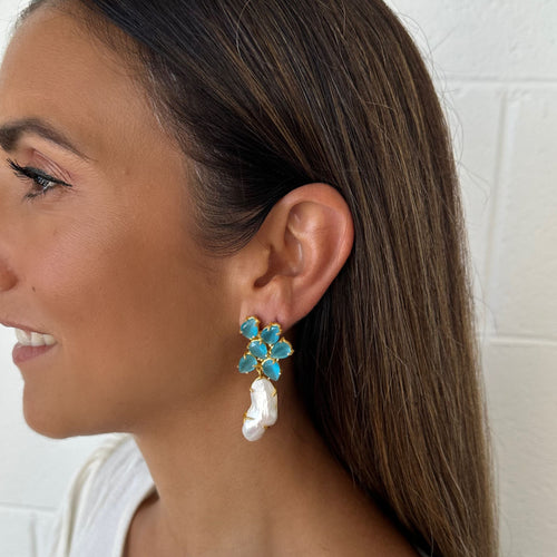 Baroque Pearl drop earrings
