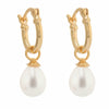 Rebecca Small hoop earrings in 14k Yellow Gold